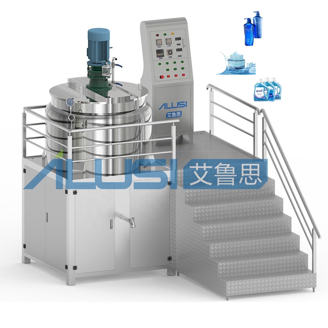 Fully automatic high sheer mixer head cosmetics dishwashing liquid hotel soap making machine