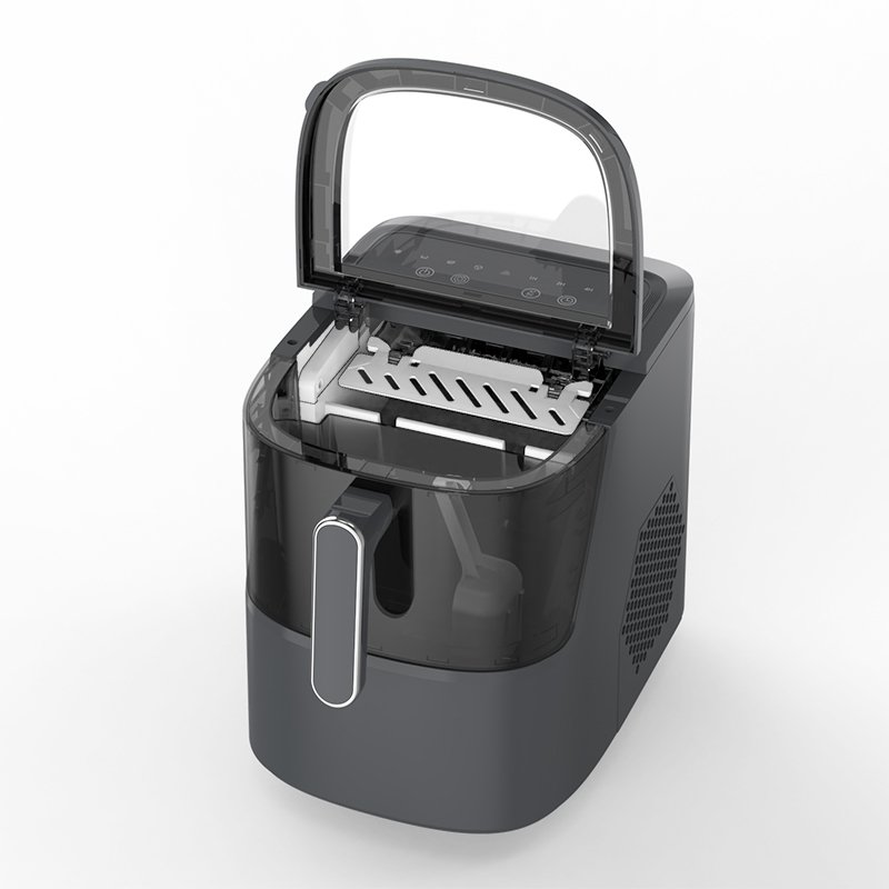 Factory New Household Automatic Countertop Handle Portable Small Mini Ice Cube Maker Machine For Home