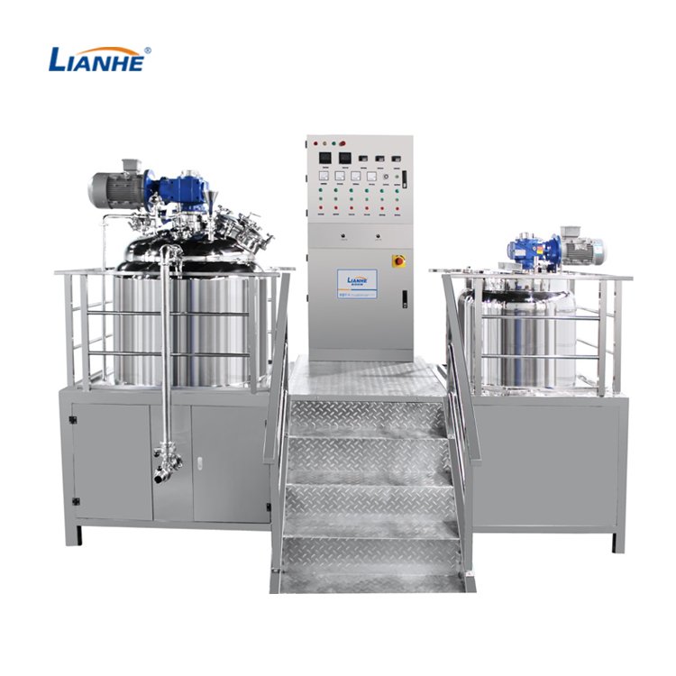 1000l-2000l cosmetic cream body cream shampoo conditioner shower gel shaving cream detergent emulsifying machine