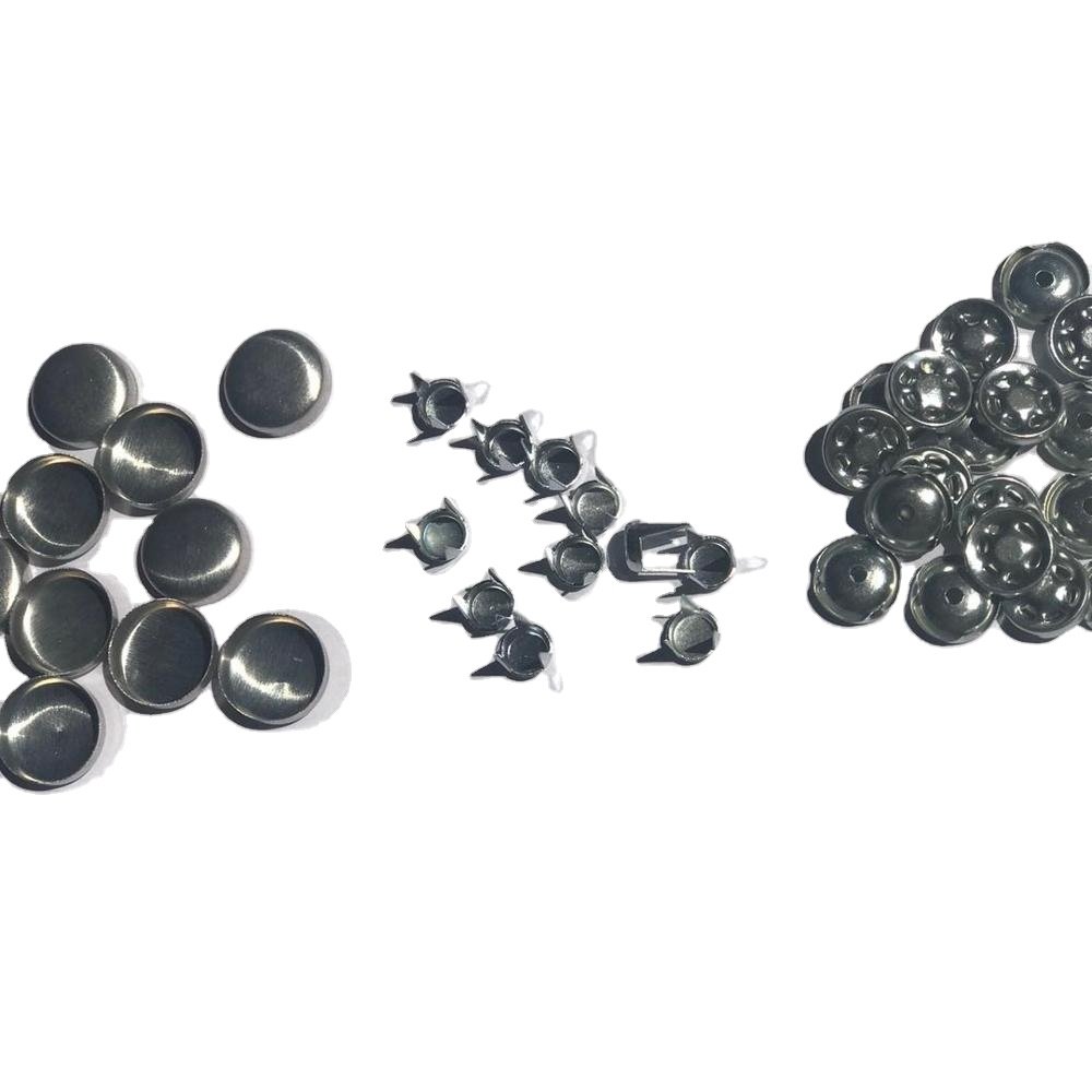24# 15 mm Hot selling stainless steel button wholesale accessories for cap & hat making