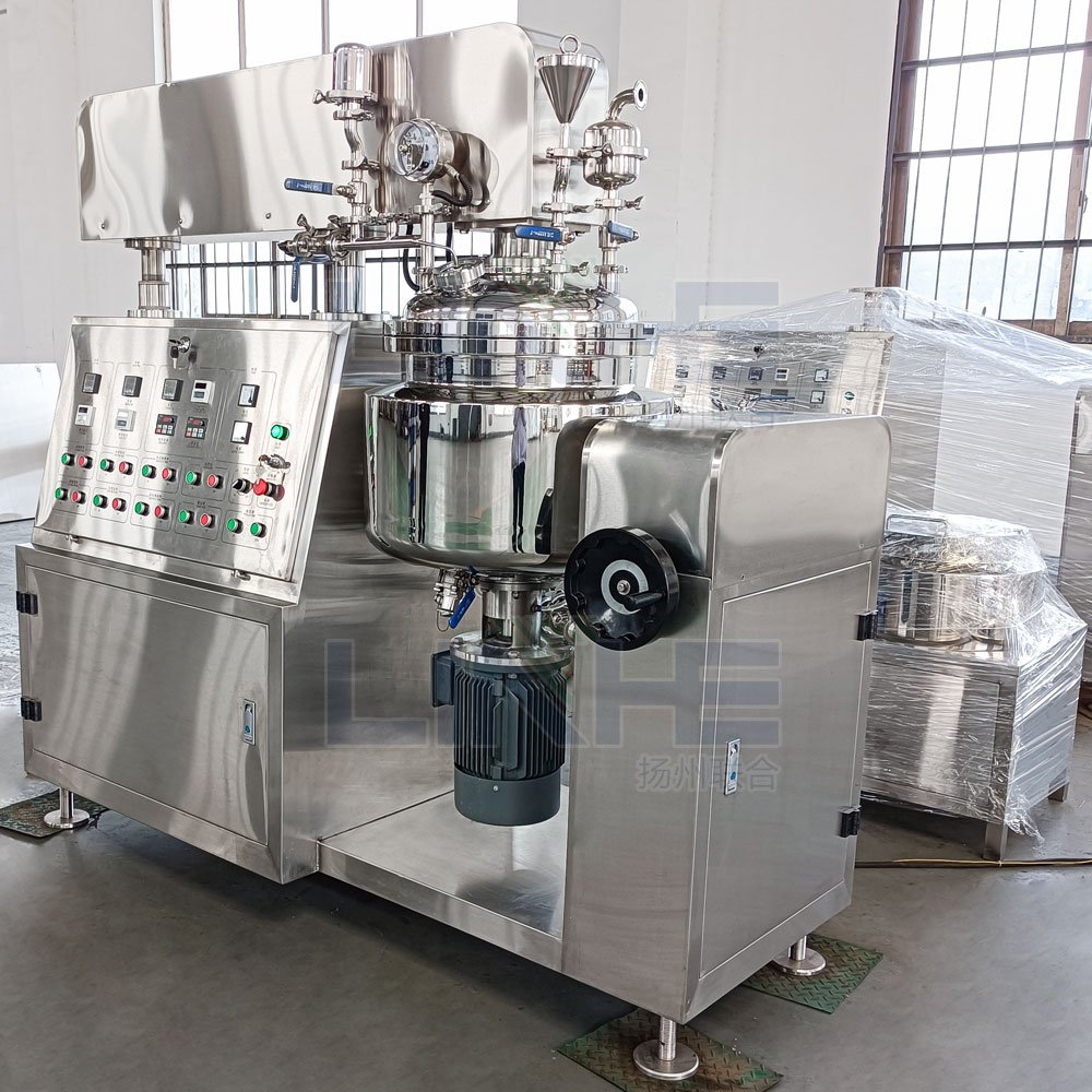 LINHE Vacuum Mayonnaise Ketchup Tartar Sauce Production Mixing Machine Homogenizing Tank with Heater