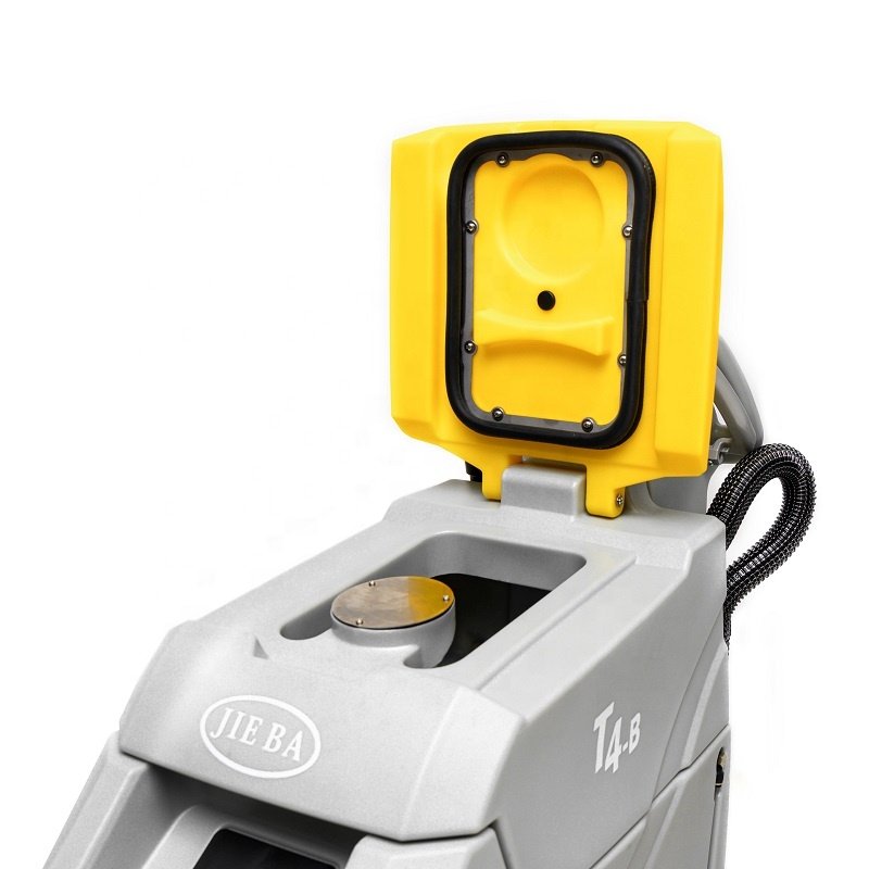 floor scrubber machine manufacturer electronic control makes more convenient to assemble and disassemble brushes automatically