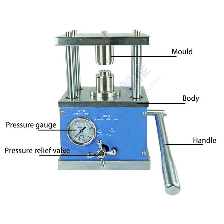 High Quality CR2032 Coin Cell Sealing Machine For Lithium Ion Coin Cell Battery Making