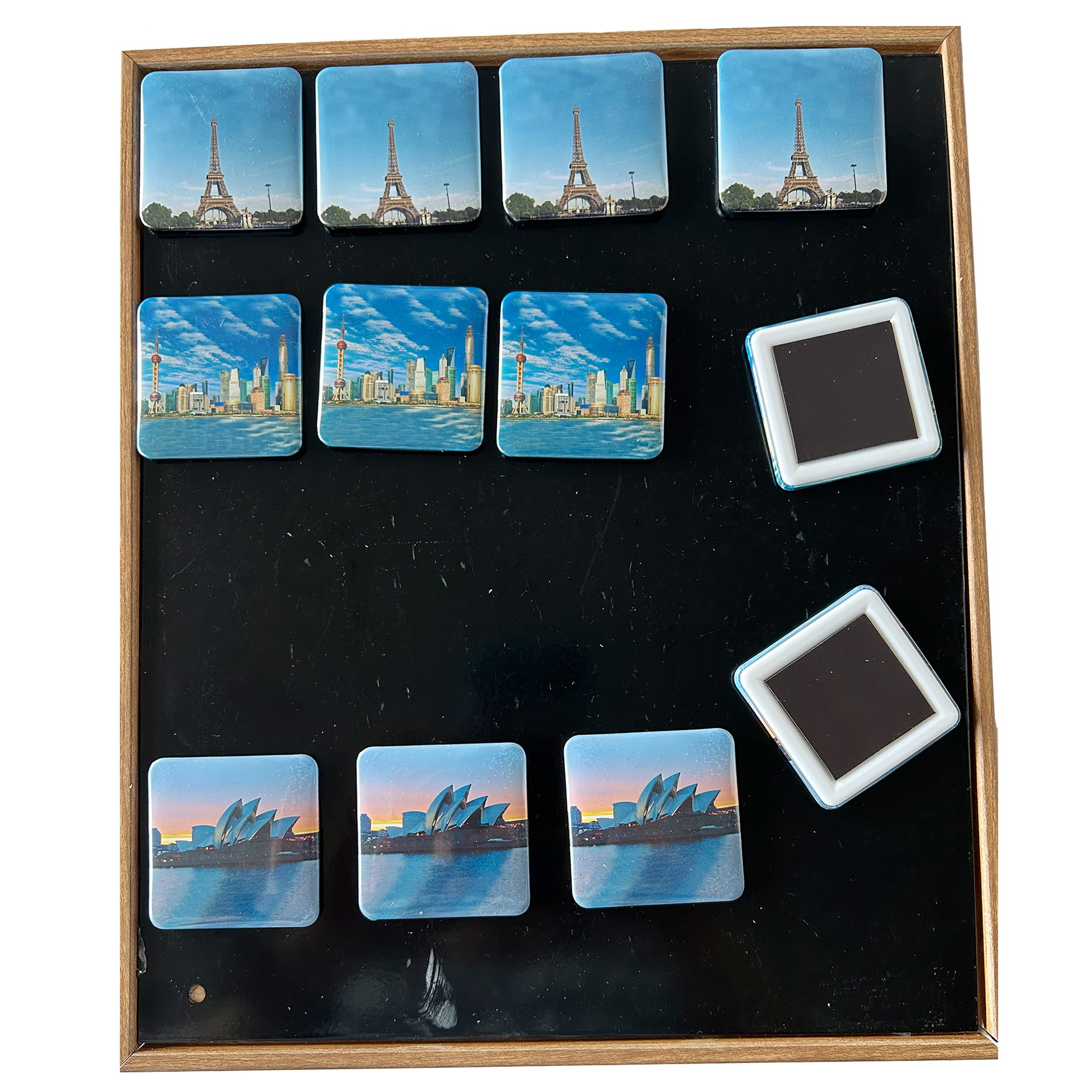 Square 50*50mm Badge Making Machine+Cutter +1000 pcs Fridge Magnet Material