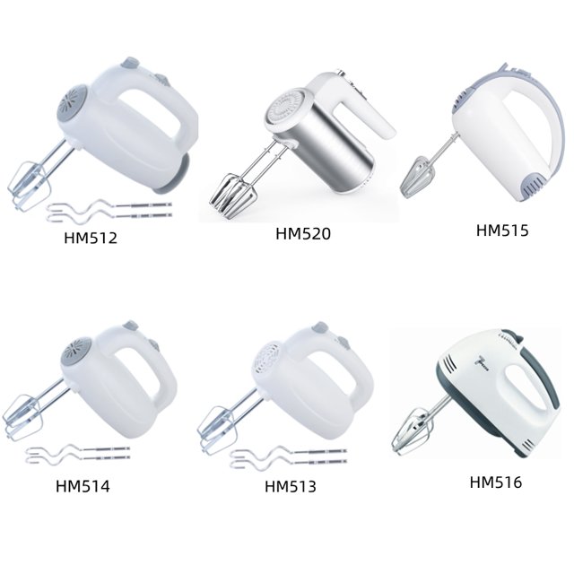 HM520 Egg Beater Electric Hand Held Mixers Commercial Hand Blender Home Appliances 300W 5 Speeds Noodle Making Machine