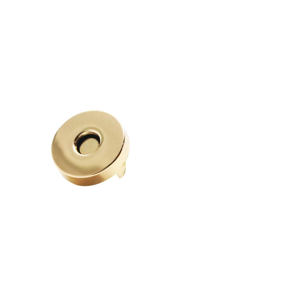 Slim Copper Rivet Magnetic button for handbag Golden 18mm Plain Metal snaps for purse and clothes
