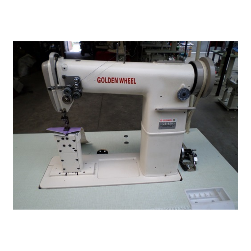 High Quality Golden Wheel CS 820 Double Needle Column Type Sewing Machine For Sewing Jeans Price