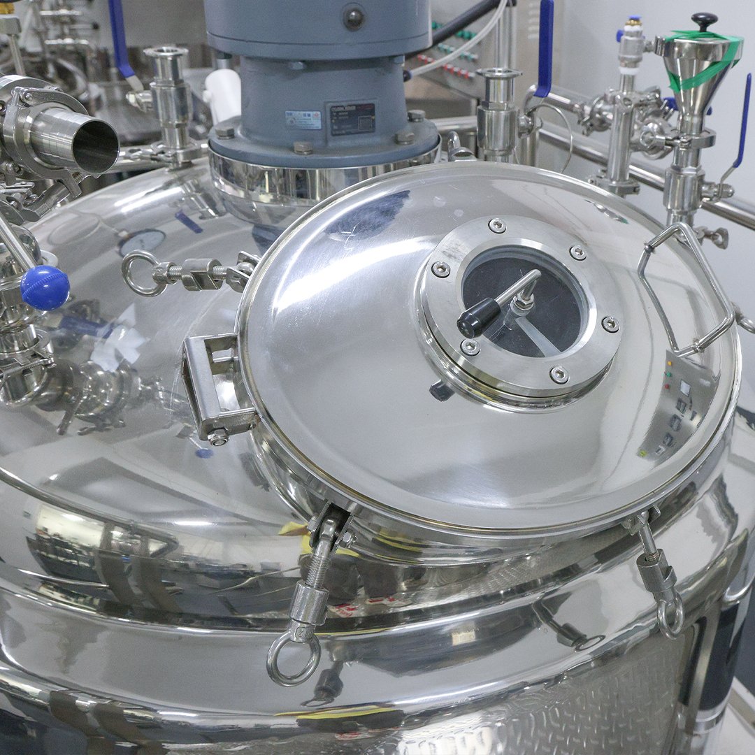 cosmetic cream mixer 100l 500l 1000l 3000l vacuum emulsifying mixer/vacuum homogeneous emulsifyin mixer cosmetic making machine