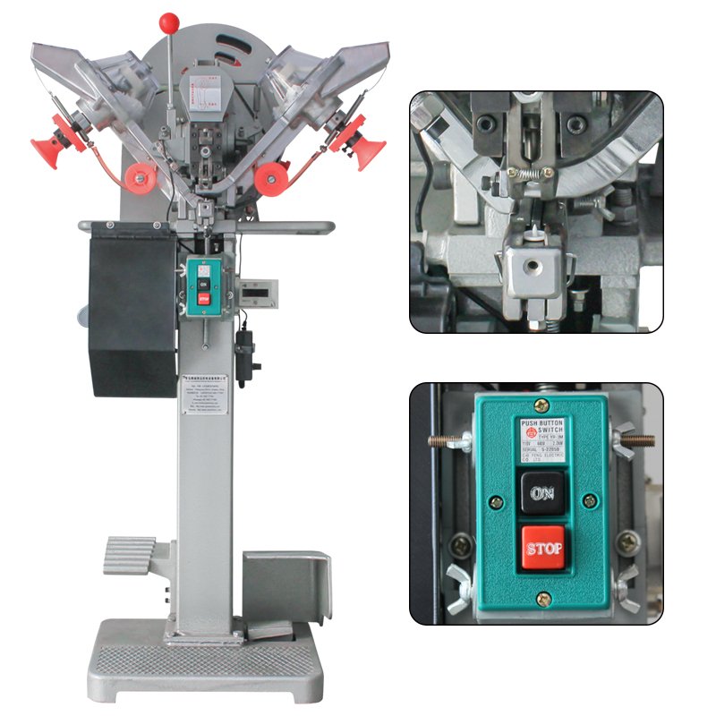 Fastener Plastic Snap Machine Button Hole Making Machine Automatic Eyelet Button Making Machines