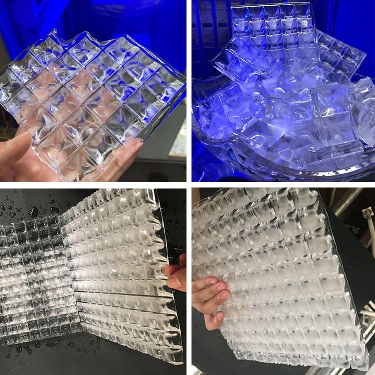 High Capacity Commercial Automatic Cube Ice Maker Machine Big Output Ice Cube Making Machine Factory