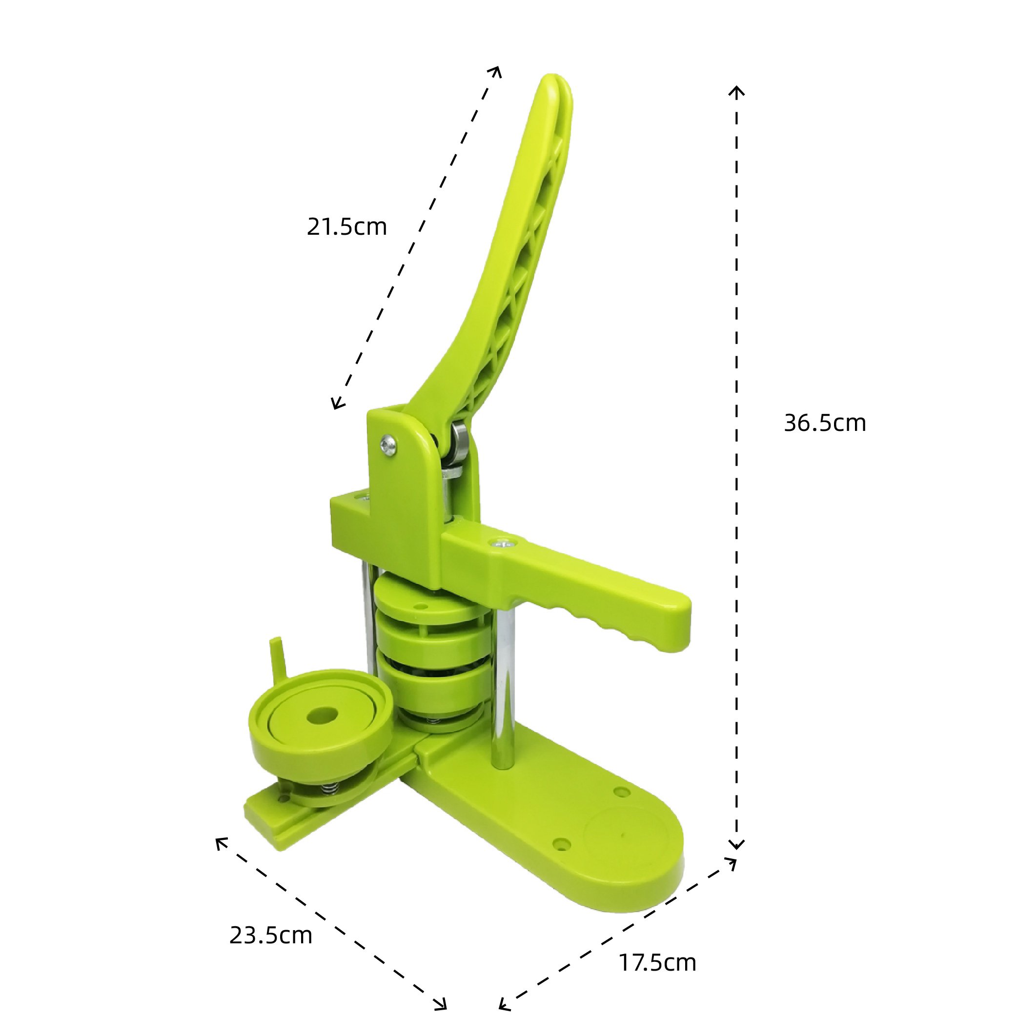 58mm 2.28in Manual Button Making Machines With 100pcs Materials and Paper Cutter