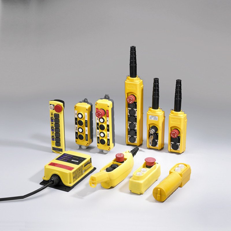 XCD-21 two holes electric crane lift control making machine pvc push button switch box