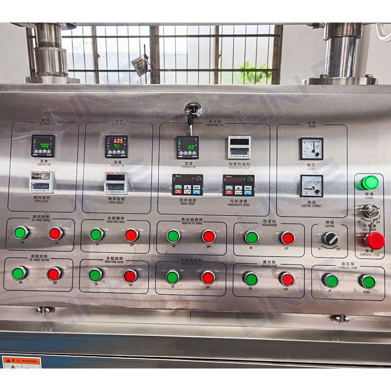 High Shear 100l Vacuum Emulsifying Cosmetic Liquid Mixing Making Machine High Speed Beauty Cosmetic Conditioner Mixing Machine