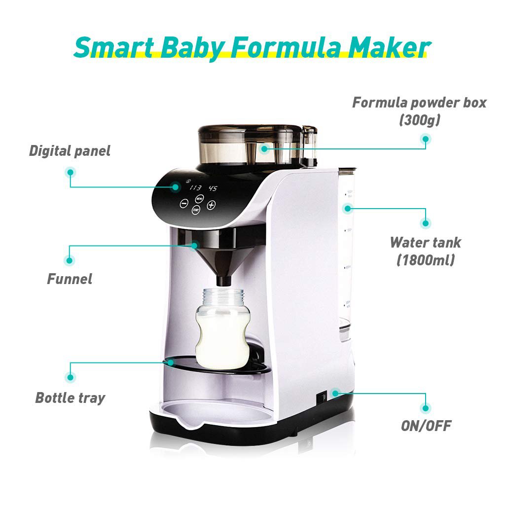 Milk homogenizer machine humanized design one-button brew ultra-low noise powder milk making machine coffee brewing set