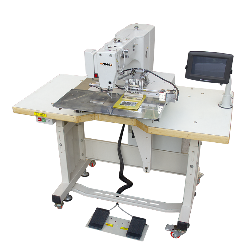 Dahao System Somax SM-18-2 Computer Trademark Label Attaching Pattern Machine For Back Pockets Embroidery Machine