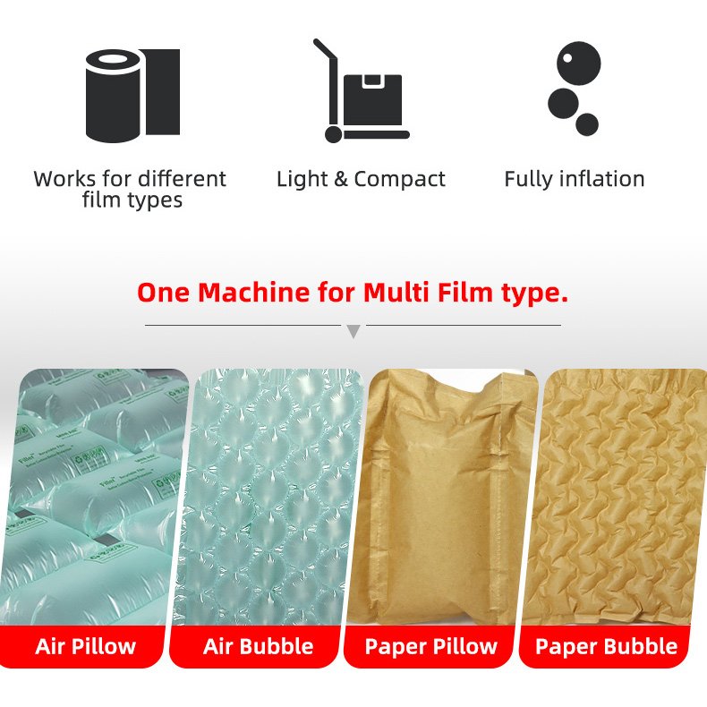 MINI AIR CA3-2 classic cushion film air bubble packaging making machine