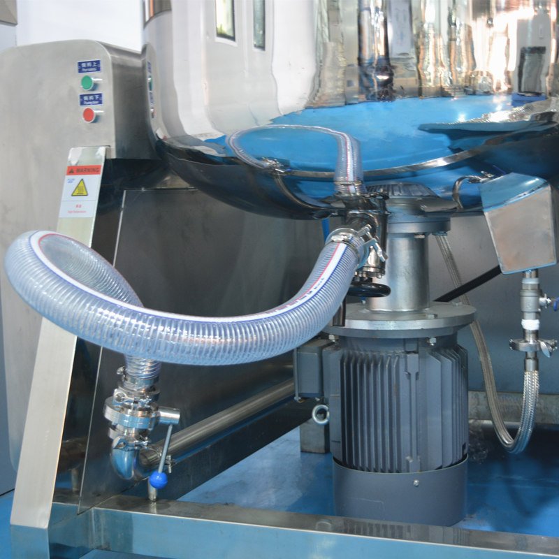 Cosmetic Machinery Cream Manufacturing Mixing Facial Body Lotion Maker Making Mixer Vacuum Homogeneous Emulsifying Machine