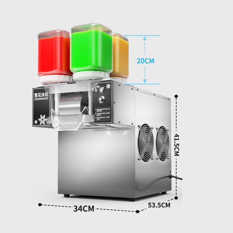 Automatic Snowmaker Machine Fast Milk Snow Ice Shaver Machine Snowflake Ice Crusher snow maker machine