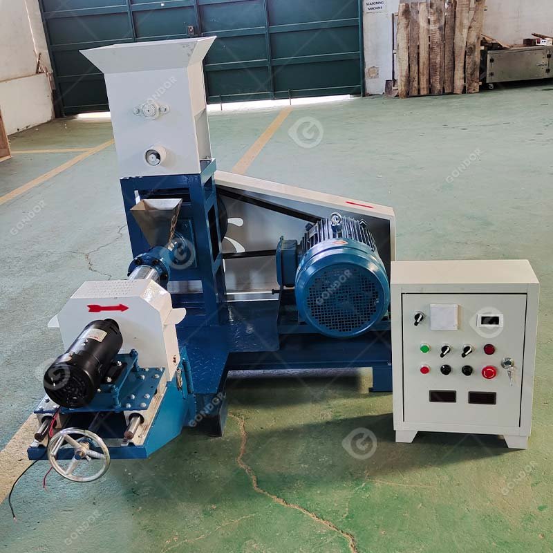 Full Automatic Mini Flotings Fish Floating Catfish Raw Material Feed Pallet Make Machine