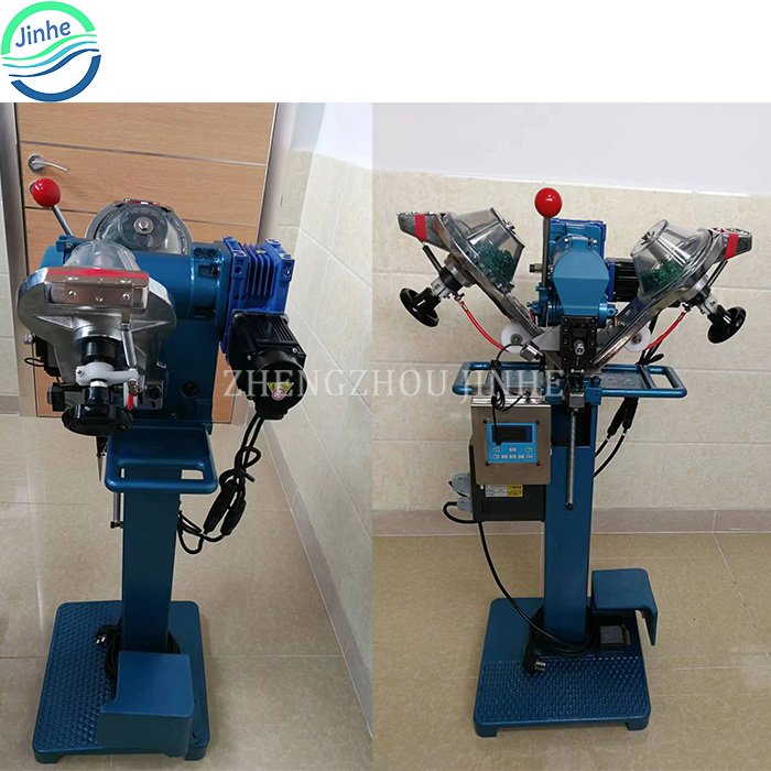 Automatic garment brass metal button fastener machine wind coat plastic snap button fastener fastening machine