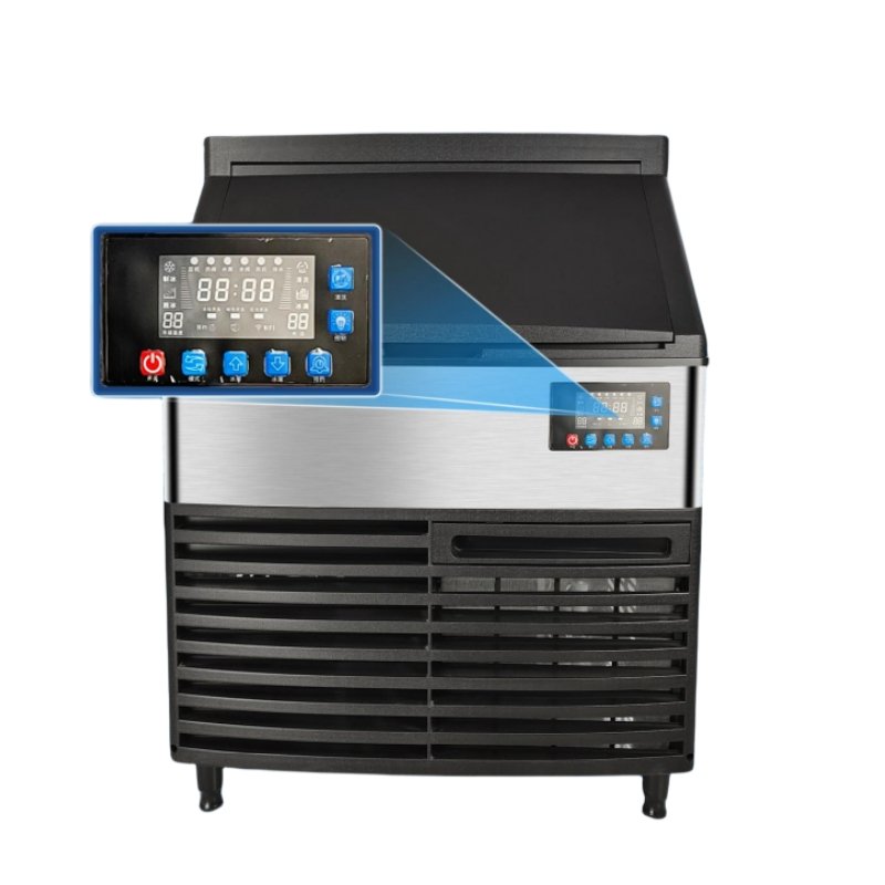 Ice Making Machine Fully automatic blue light disinfection Crescent Ice Machine Machine with flake ice cubes