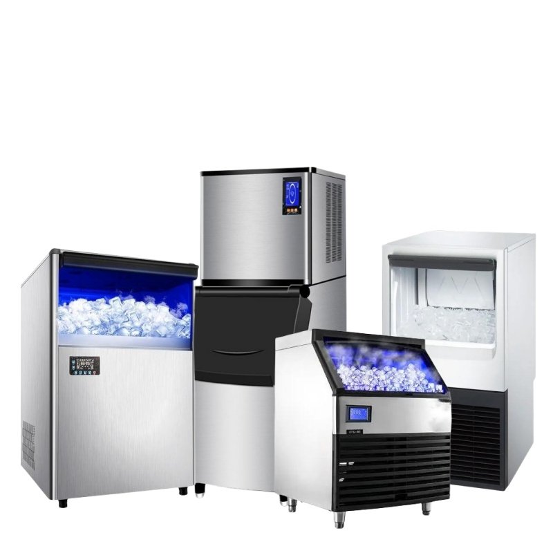 Ice Making Machine Fully automatic blue light disinfection Crescent Ice Machine Machine with flake ice cubes