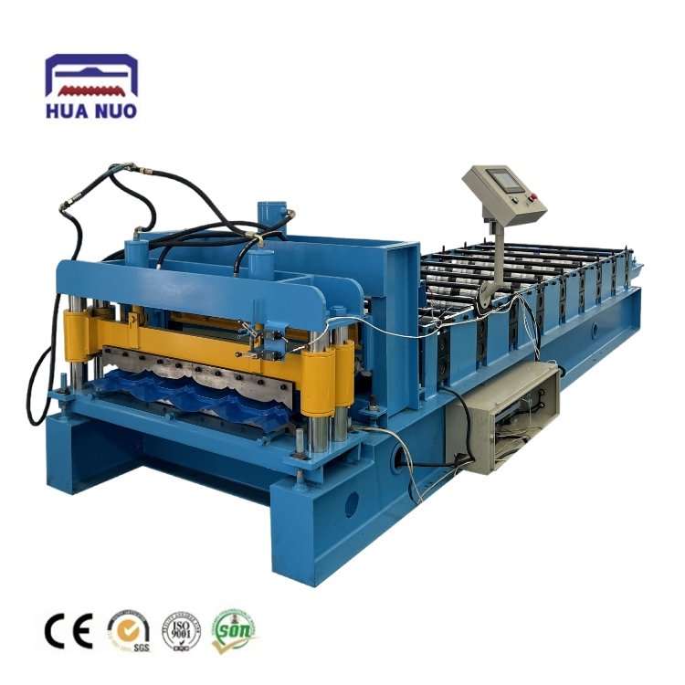 Metal single layer roof forming machine prefabricated roof machine glazed tile forming machine