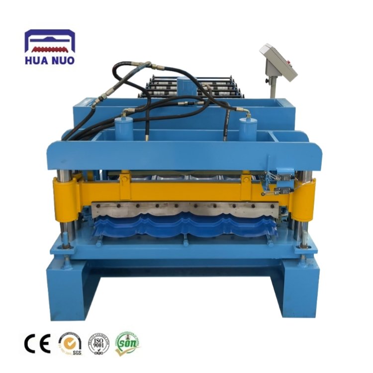 Metal single layer roof forming machine prefabricated roof machine glazed tile forming machine