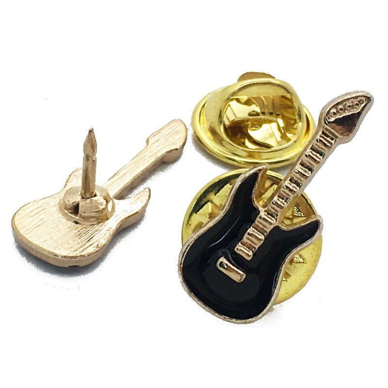 Personalised Zinc Alloy Hard Golden Empty Round Enamel Lapel Metal Logo Custom Badges Pin Button