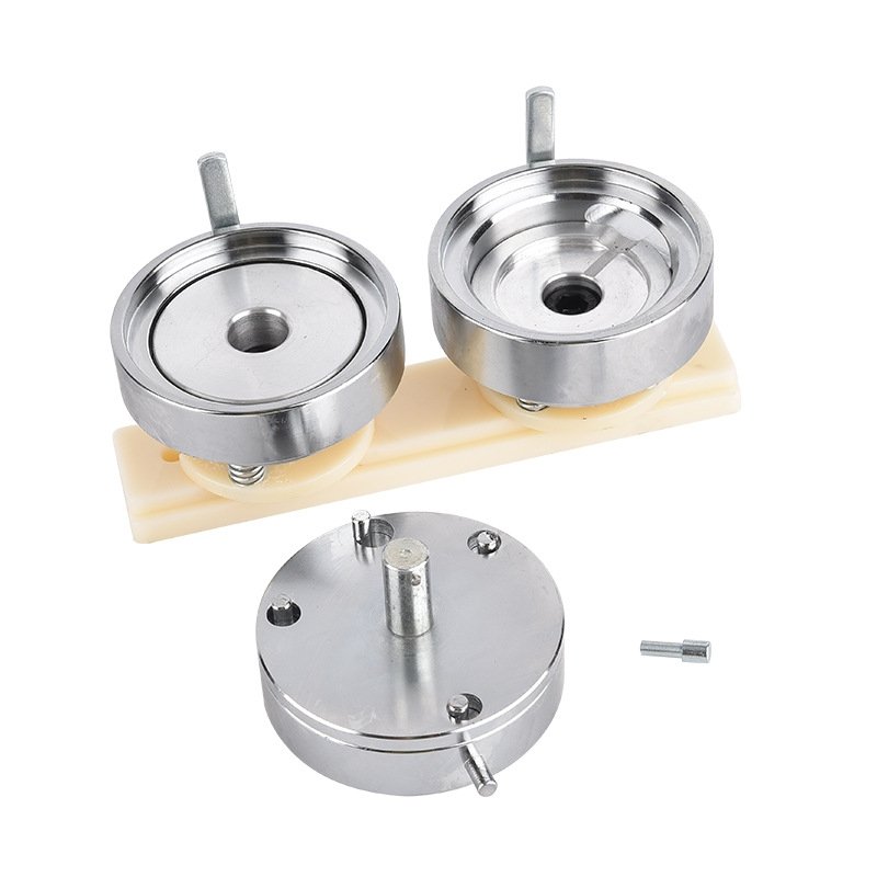 Multiple Sizes Metal Manual Press Tin Pin Maker Button Badge Making Machine Set