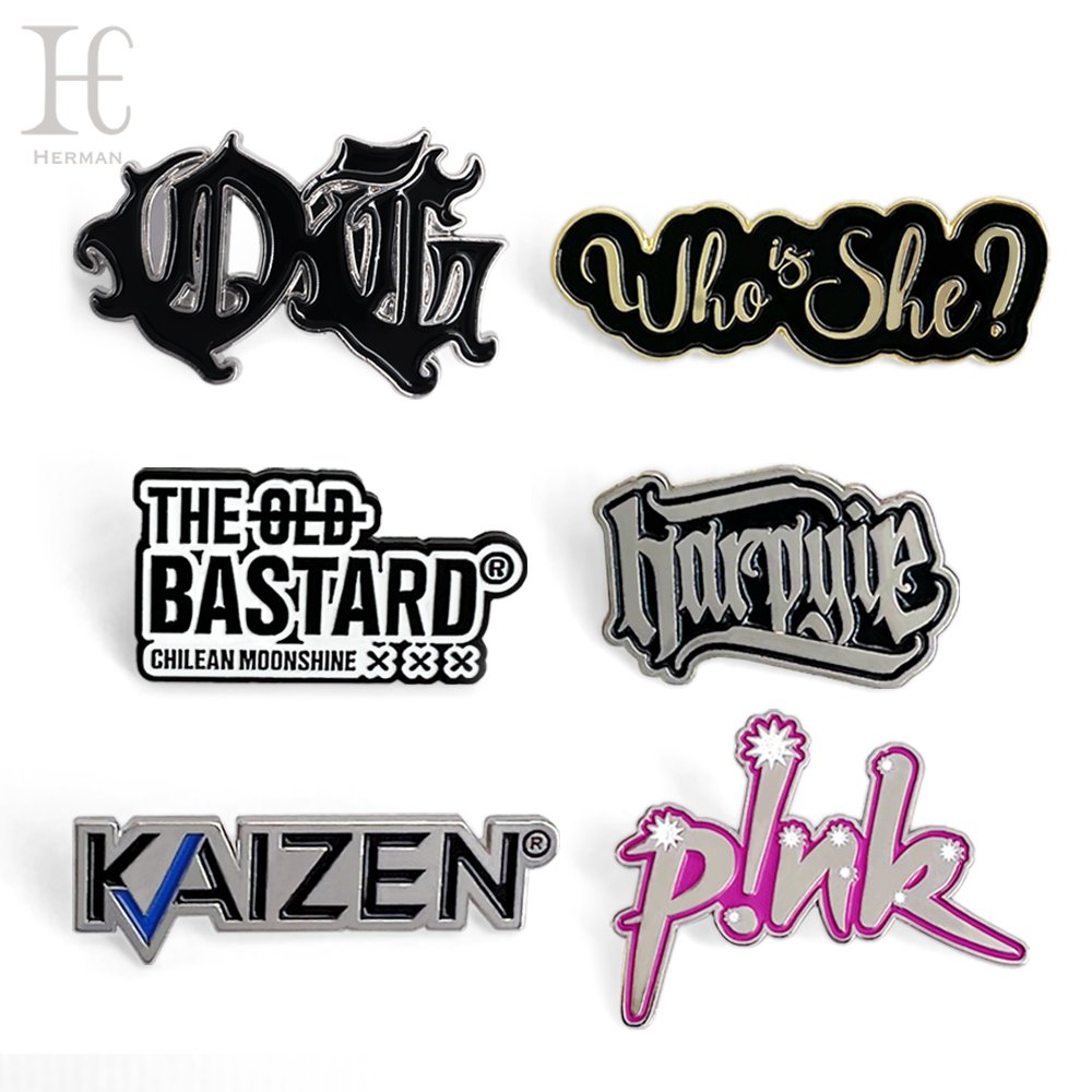 Custom metal enamel School badge Sporting Event Commemorative Medallion Fashion Trend Badge Pin Factory promotion No MOQ