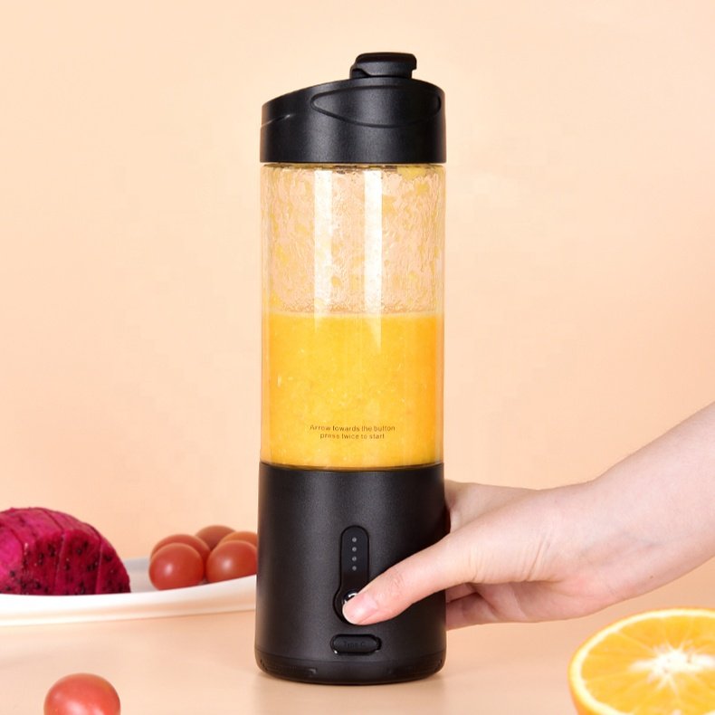 Electric Mini Bottle Blender Home Usb 6 Blades Fruit Juicer Cup Machine Rechargeable Camping Portable Blenders