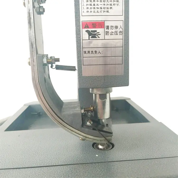 10mm Semi-automatic Eyelet Hand Pressing Tool Grommet Machine For Fabric