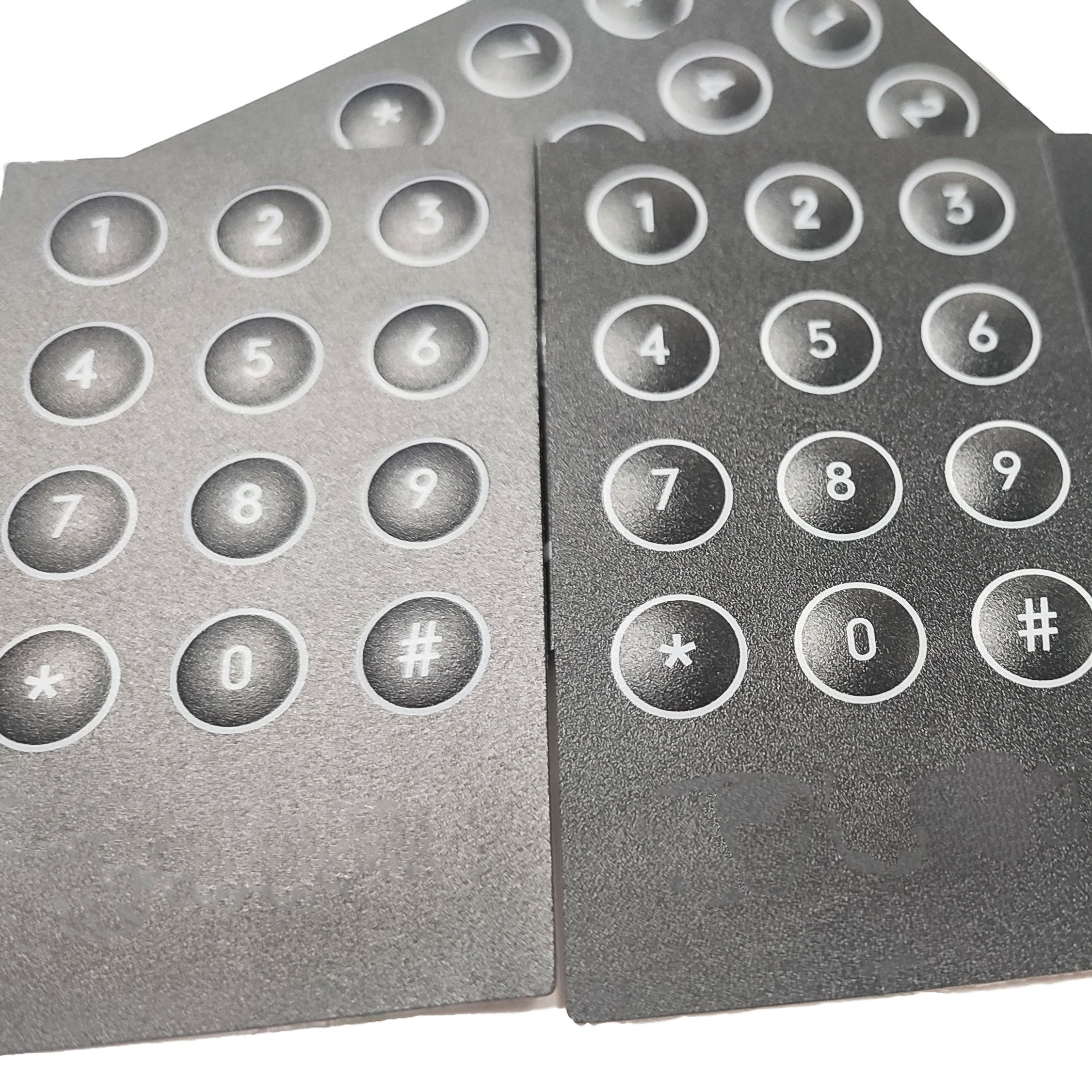 Factory Custom Embossed Membrane button