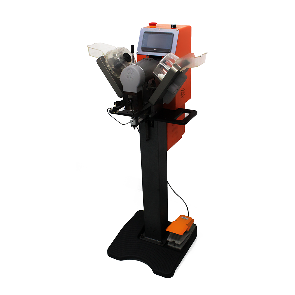 Electric Fully Automatic Eyelet Machine Snap Button Making Machine Plastic Snap Fixing button manufacturer