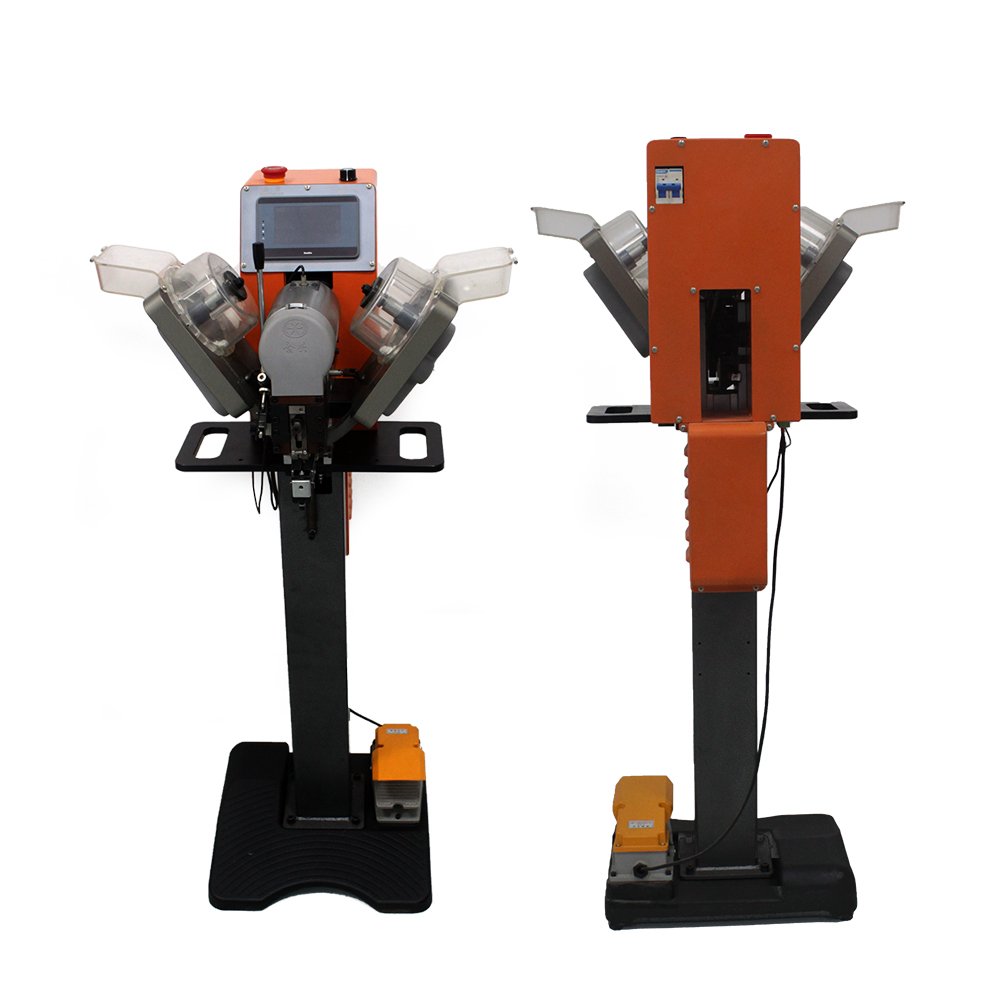 Electric Fully Automatic Eyelet Machine Snap Button Making Machine Plastic Snap Fixing button manufacturer