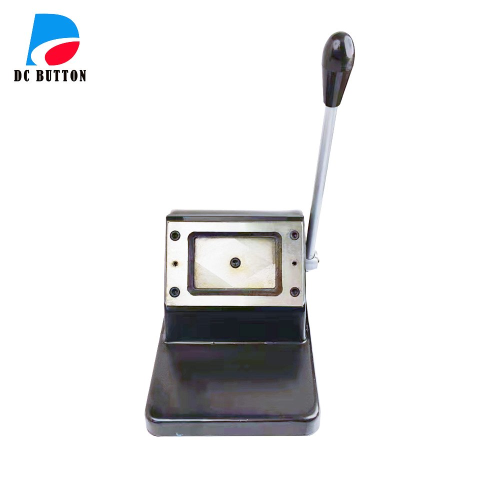 80*53MM Angular Corner Machine Rectangle Shape Fridge Magnet Button Maker+Paper Cutter+500pcs Fridge Magnet Materials