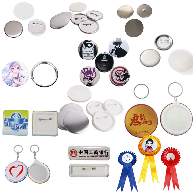 58mm Mirror Button Badge Maker KeyChain material DIY mirror keychain making component of Wholesale