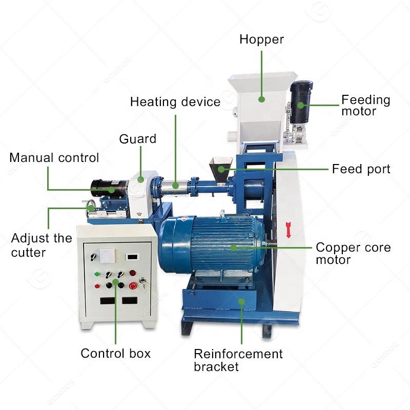 Cold Press Pellet Kibble Chana Price Catfish Fish Feed Pallet Float Dry Dog Food Machine in Bangladesh