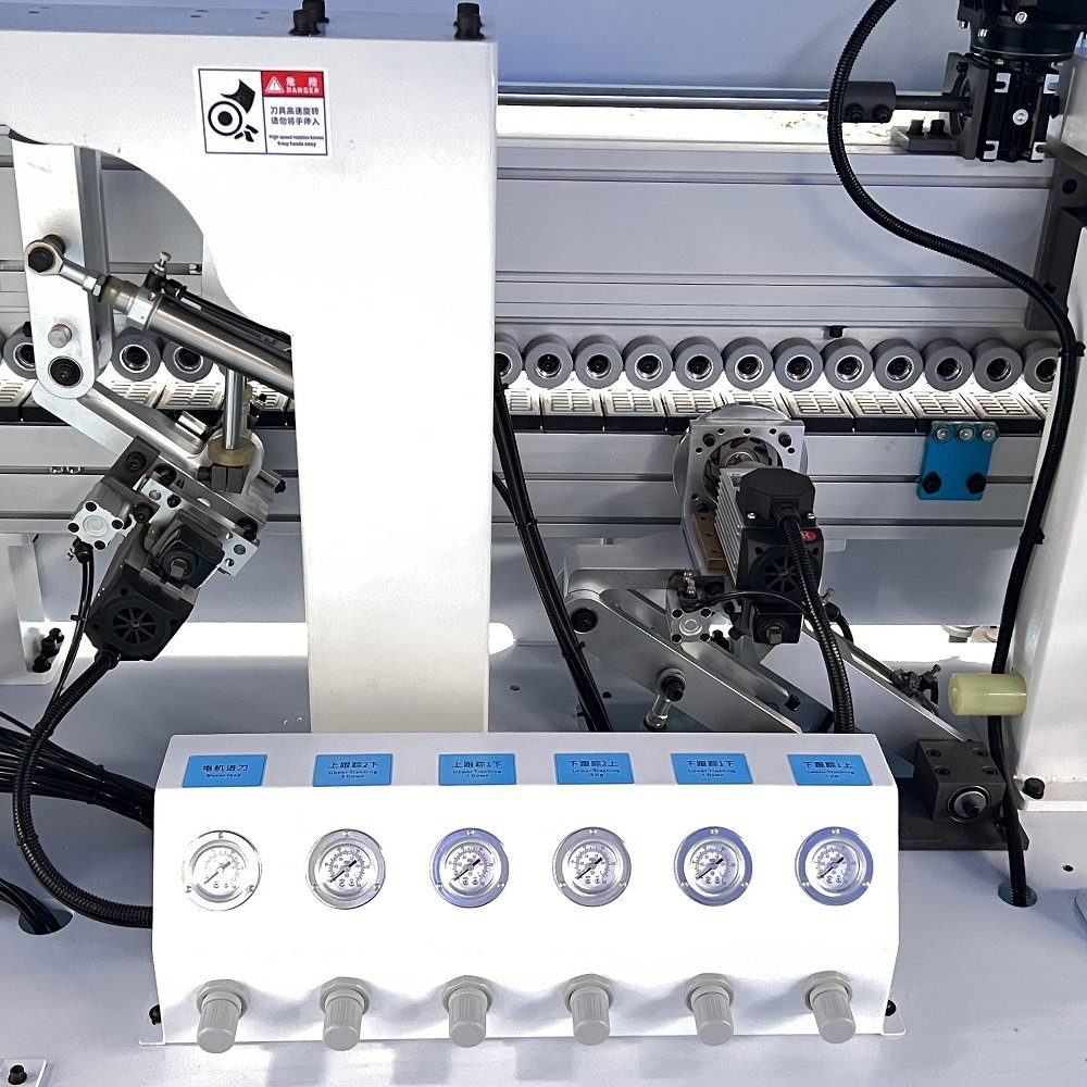 MINGD MD-808SKL Tape Edge Banding Machine Button Making Machines for Msg Pre-milling Automatic Kdt Edge Bander Trimming Wooden