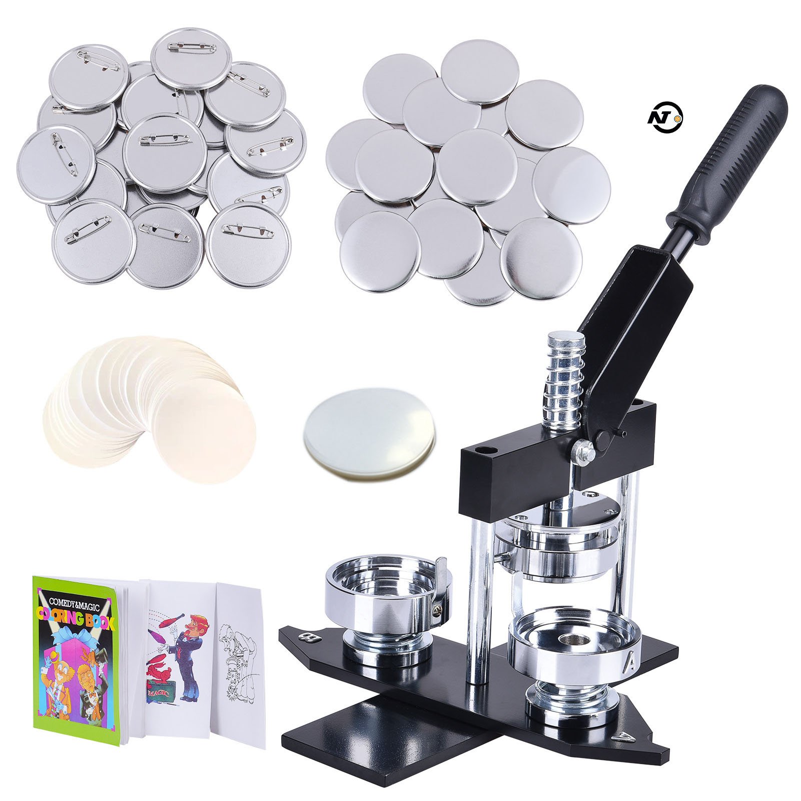 25mm 37mm 44mm 58mm 75mm Button Badge Making Machine