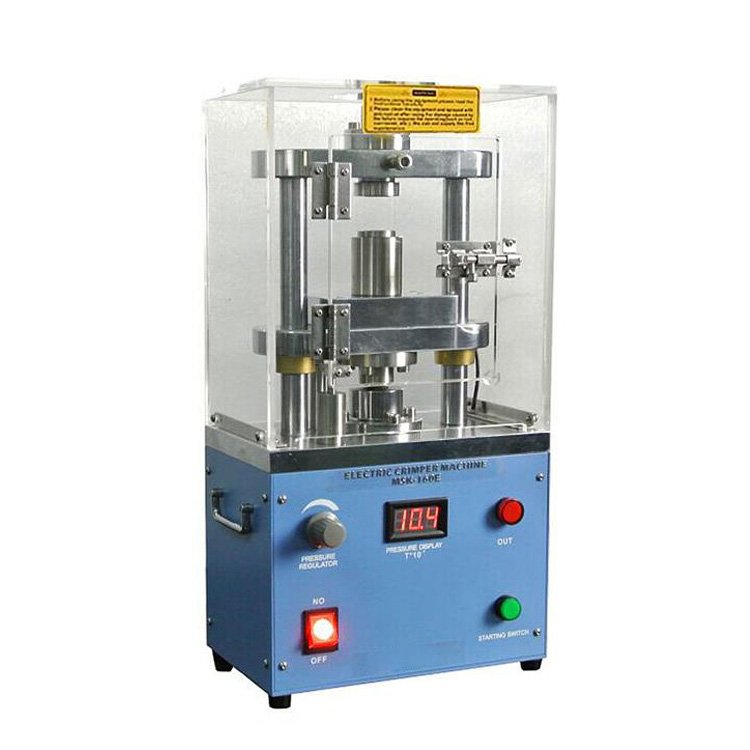 Lab Coin Cell Digital Pressure Controlled Electric Crimper Battery Crimping Machine For Coin Cells