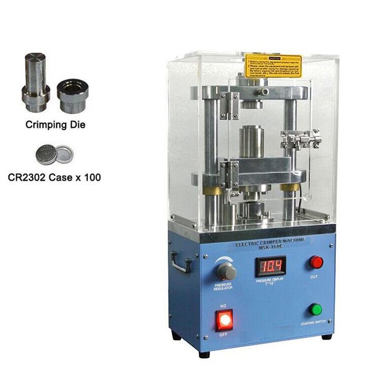 Lab Coin Cell Digital Pressure Controlled Electric Crimper Battery Crimping Machine For Coin Cells