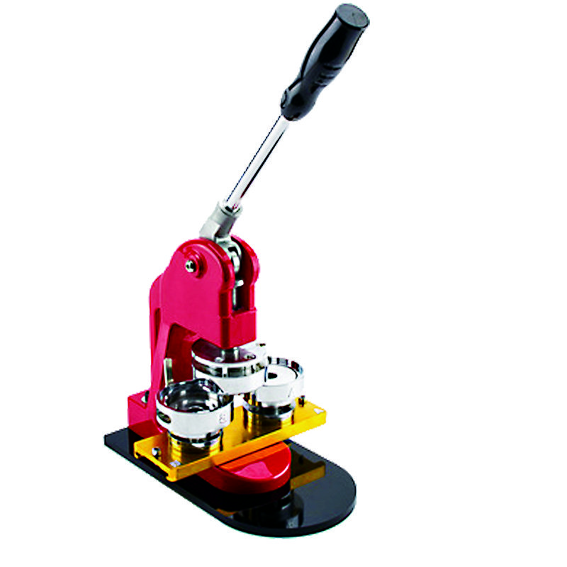 button making machine with button mold badge press machine with 100pcs badge materials free cutter
