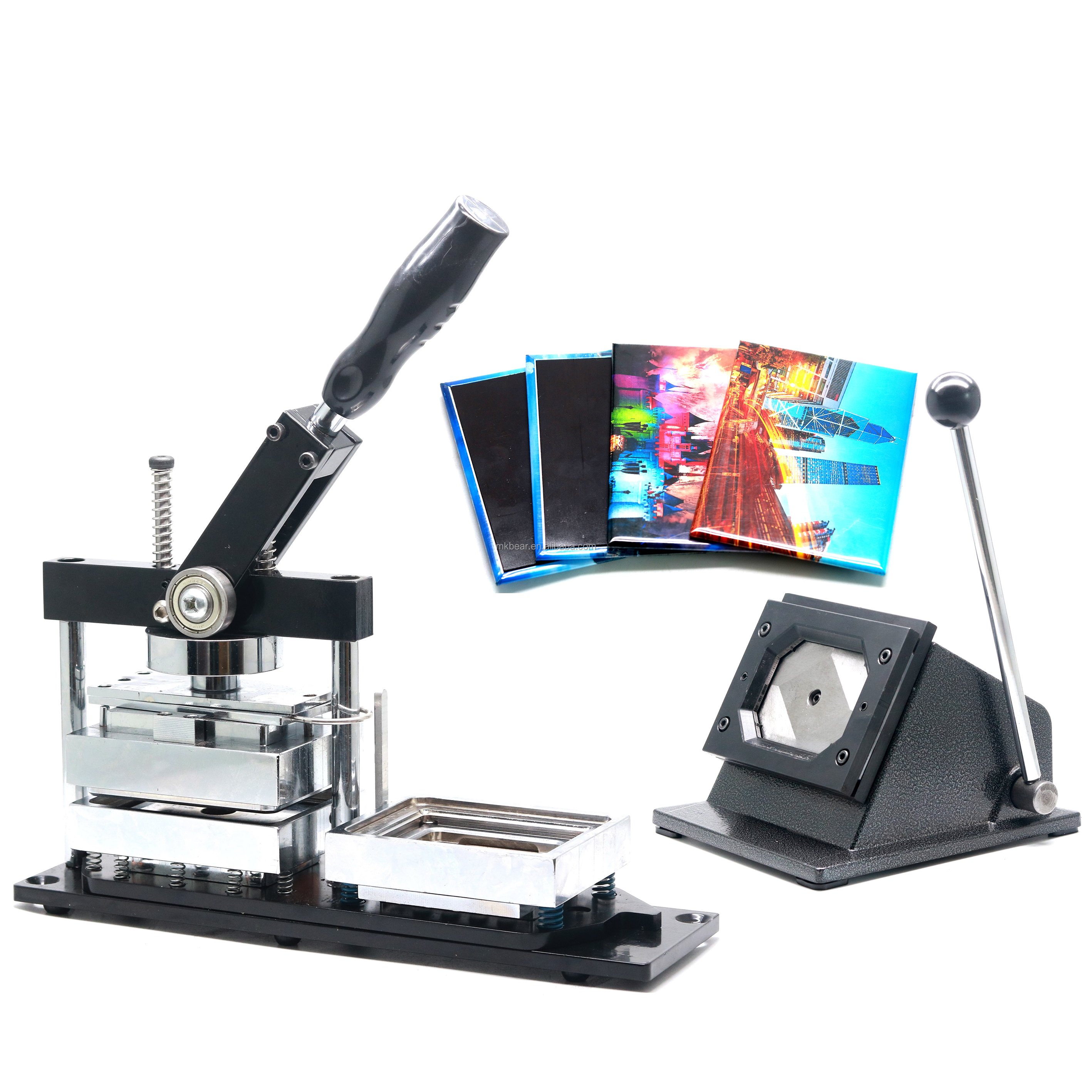 80*53mm Fridge Magnet Machine +Paper Cutter +200pcs Magnet Material