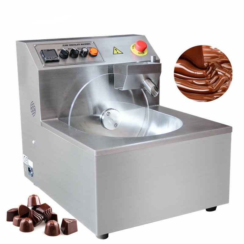 Chocolate tempering machine large 15 30 40 50 70 80 100 24 kg chocolate enrober batch temper melting enrobing coating machinery