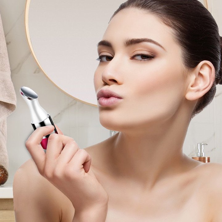 Wholesale Vibrating Lip Care massager Enhancement Sexy Bigger Electronic Lips Pump Machine Plumper Device Electric Lip Plumper