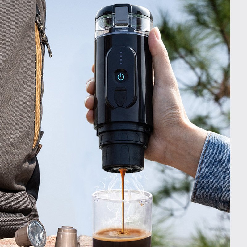 Italian home heating semi-automatic usb mini type Car outdoor camping portable capsule coffee machine