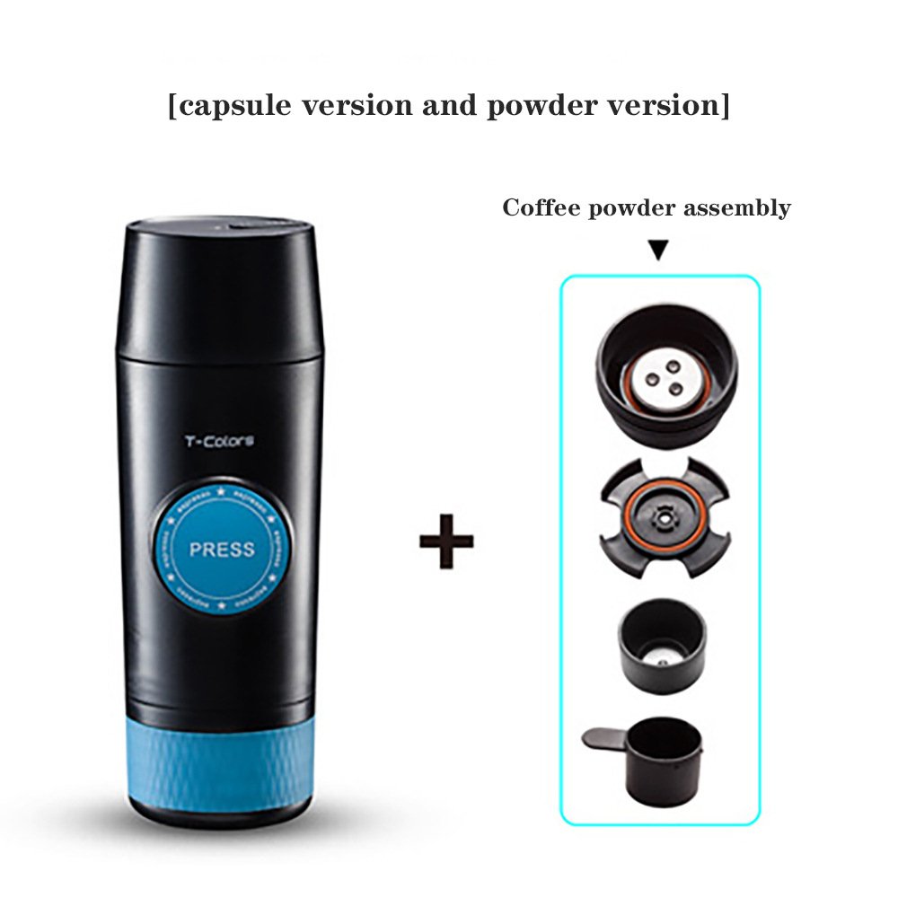 Italian home heating semi-automatic usb mini type Car outdoor camping portable capsule coffee machine