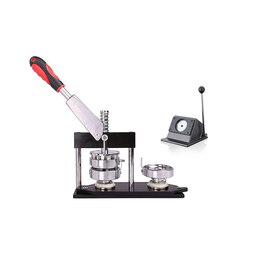 Semi-Automatic Manual Punch Press Making Machine 56mm 58mm 75mm Steel Buttons New & Used Clothes & Plastic Button Badges